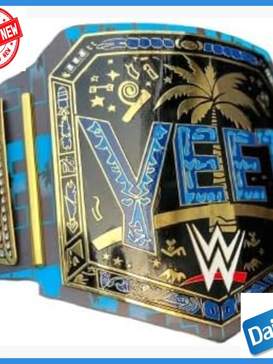 Other - Adjustable Championship Belt with Velcro Strap for Parties & Events